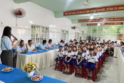 Liên đội Trường Tiểu học Vĩnh Phong 4 phát huy hiệu quả hoạt động của Câu lạc bộ tư vấn, trợ giúp trẻ em