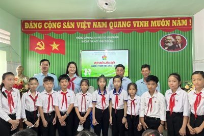 Liên đội Trường Tiểu học Vĩnh Phong 4 tổ chức Đại hội Liên đội nhiệm kỳ năm học 2023 – 2024