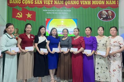 CÔNG ĐOÀN TRƯỜNG TH VĨNH PHONG 4 TỔ CHỨC HỌP MẶT NGÀY PHỤ NỮ VIỆT NAM 20/10/2024