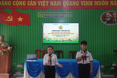 SINH HOẠT CHUYÊN ĐỀ “MỖI TUẦN MỘT CÂU CHUYỆN ĐẸP, MỘT CUỐN SÁCH HAY, MỘT TẤM GƯƠNG SÁNG” NĂM HỌC 2024-2025
