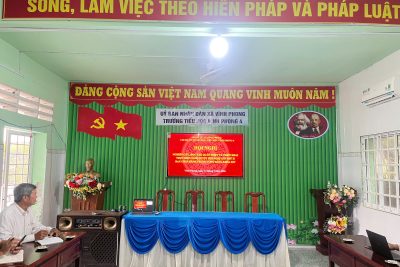 CHI BỘ CƠ SỞ TRƯỜNG TIỂU HỌC VĨNH PHONG 4 TỔ CHỨC HỌC TẬP, QUÁN TRIỆT NGHỊ QUYẾT HỘI NGHỊ LẦN THỨ II BAN CHẤP HÀNH TRUNG ƯƠNG ĐẢNG KHÓA XIV
